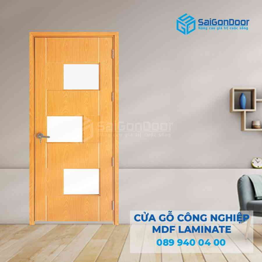 Cửa Gỗ MDF Laminate P103 1 Cua go MDF Laminate P103.jpg SGD MDFLa
