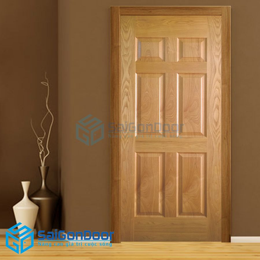 Cửa gỗ HDF Veneer SGD 6A-ASH 1 cua go HDF verneer SGD206A Ash