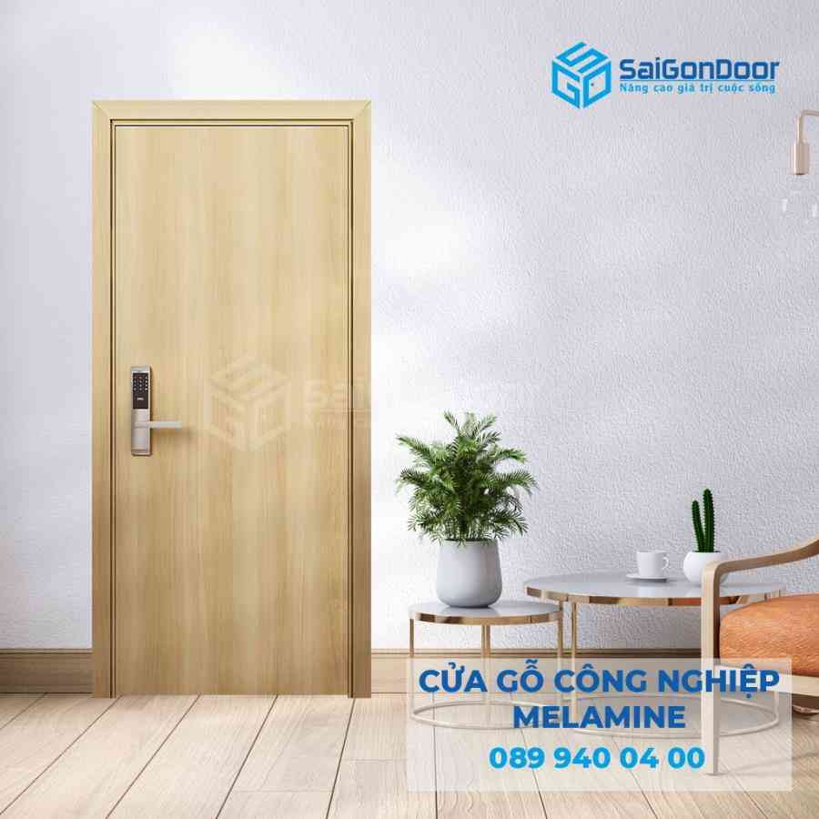 Cửa Gỗ HDF Melammine P1 4 1 Cua go HDF Melammine P1 4.jpg SGD MDFMe