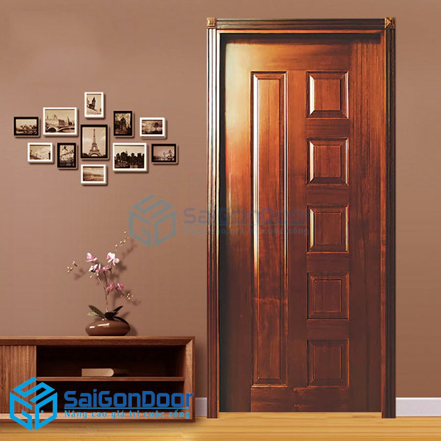 Cửa gỗ HDF Veneer 6B-OLD 1 cua go HDF verneer HDF206B old