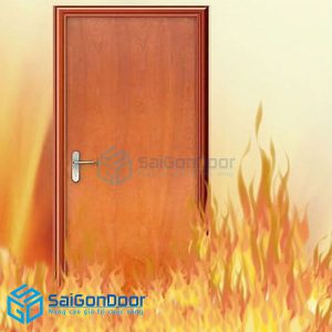 Cửa gỗ chống cháy không kính