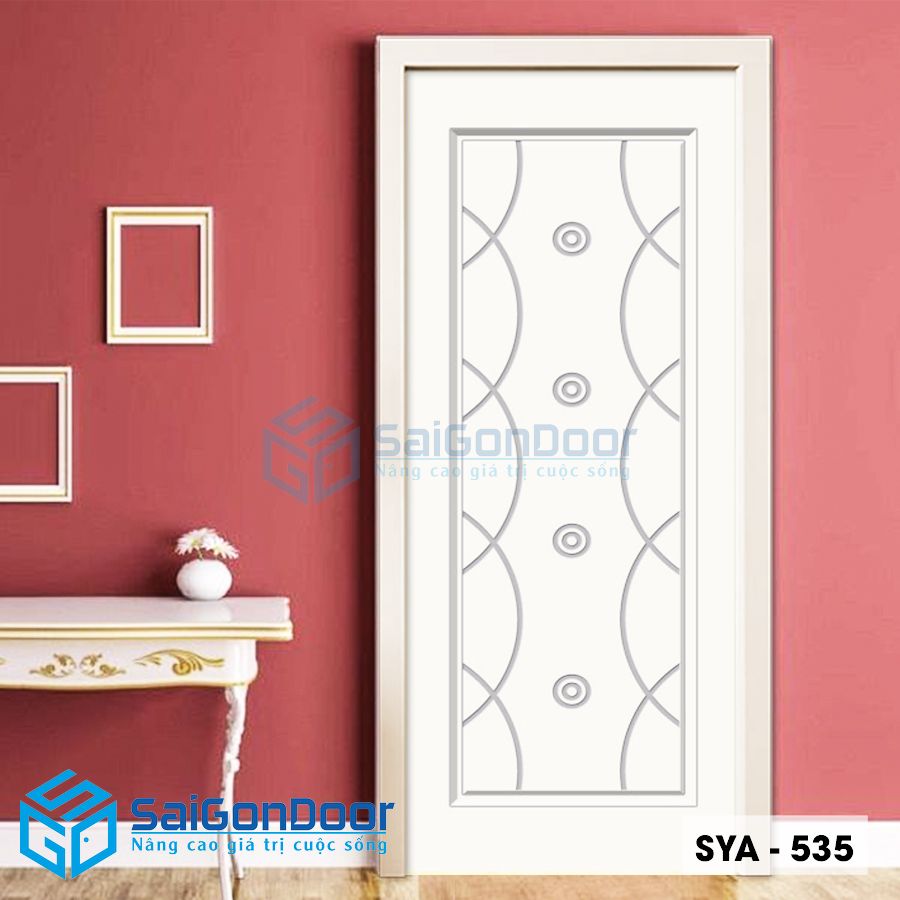 Cửa nhựa Sung yu SYA-535 1 cua nhua sungyu mau cu SYA 535