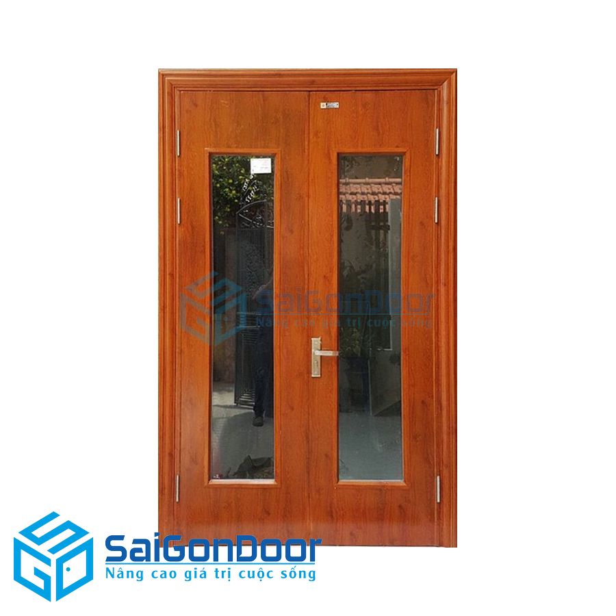 Cửa thép vân gỗ 59 2 cua thep van go 39 2