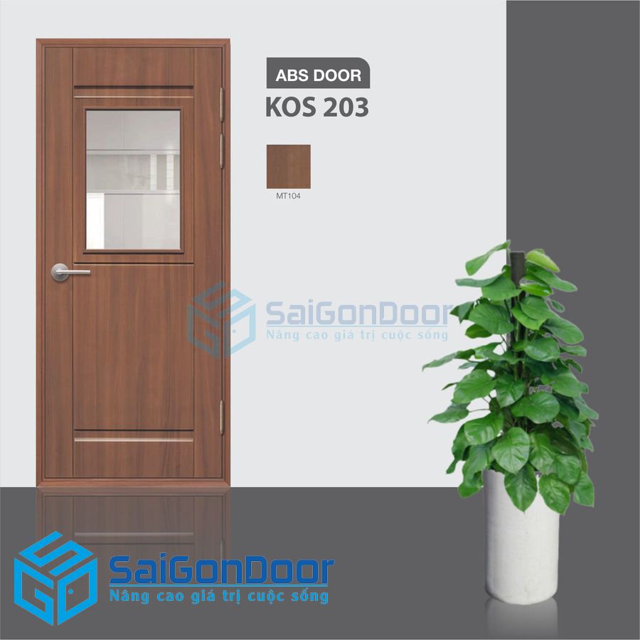 Cửa nhựa ABS Hàn Quốc KOS 203 1 KOS20203 3