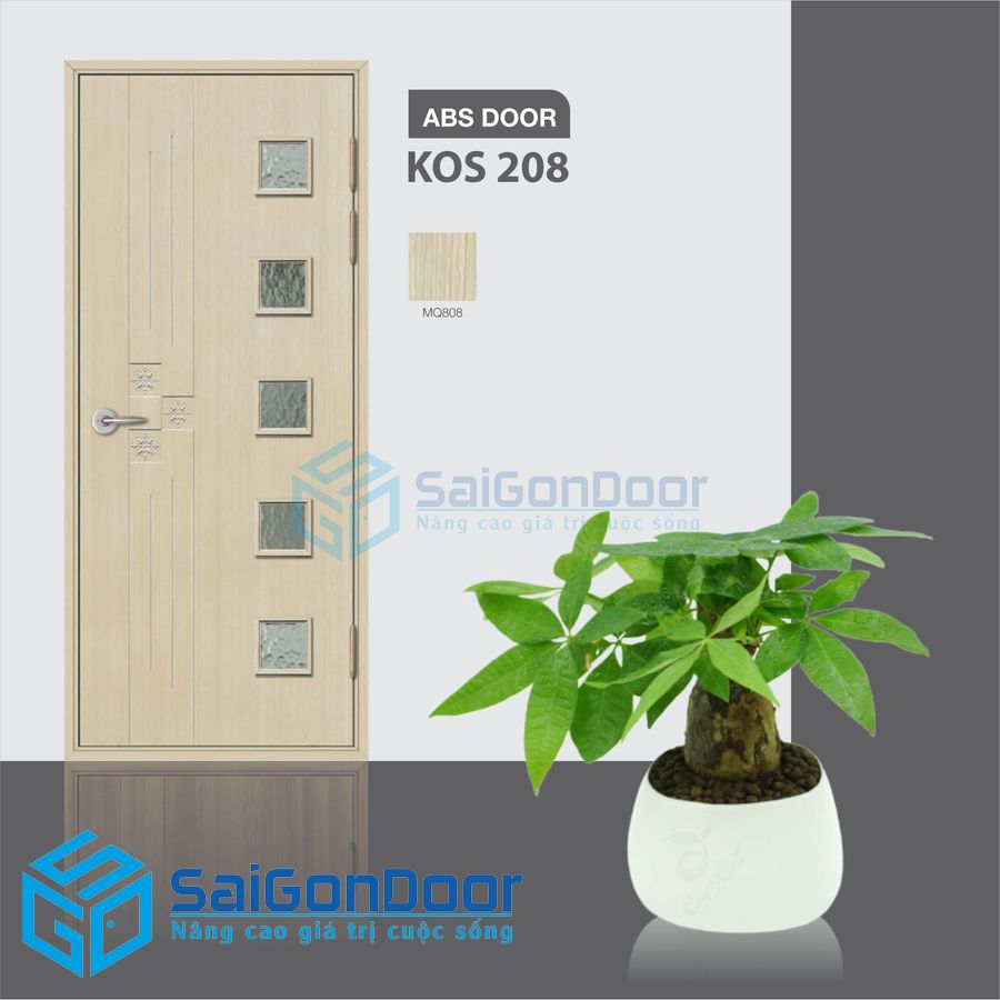 Cửa nhựa ABS Hàn Quốc KOS 208 (2) 1 KOS20208202 1