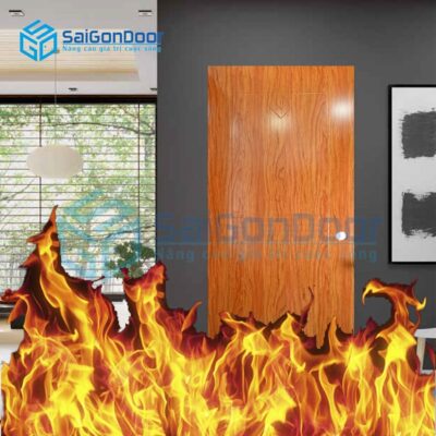 Cửa nhựa chậm cháy cửa nhựa Composite