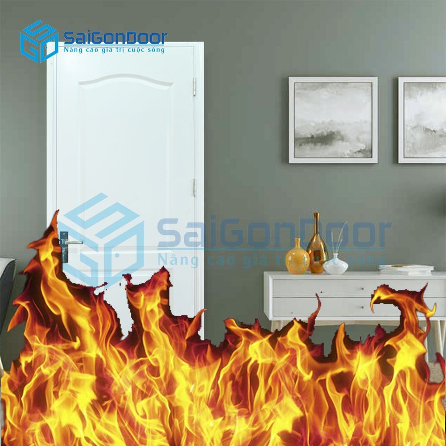 Cửa nhựa chậm cháy