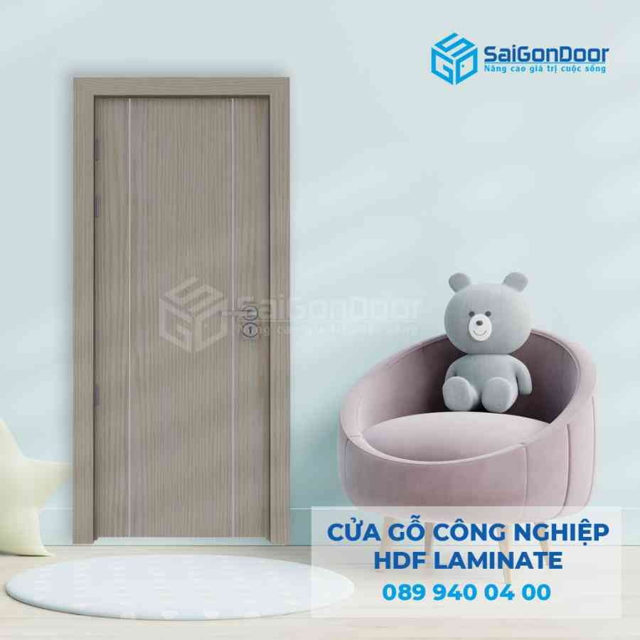 Cửa Gỗ HDF Laminate P1R2a1 1 Cua go HDF Laminate P1R2a1.jpg SGD MDFLa