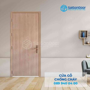 Cửa Gỗ Chống Cháy MDF Laminate P1
