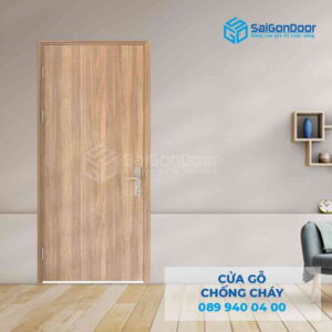 Cửa Gỗ Chống Cháy MDF Melamine P1