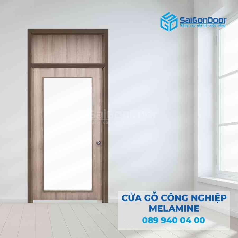 Cửa Gỗ Công Nghiệp SGD Melamine P1G1 FIX 1 Cua go cong nghiep SGD Melamine P1G1 FIX.jpg SGD MDFMe