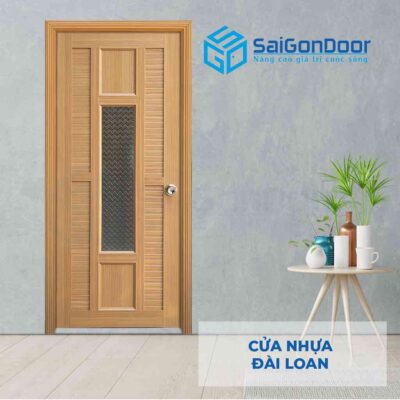 Cửa nhựa giả gỗ PVC giá rẻ