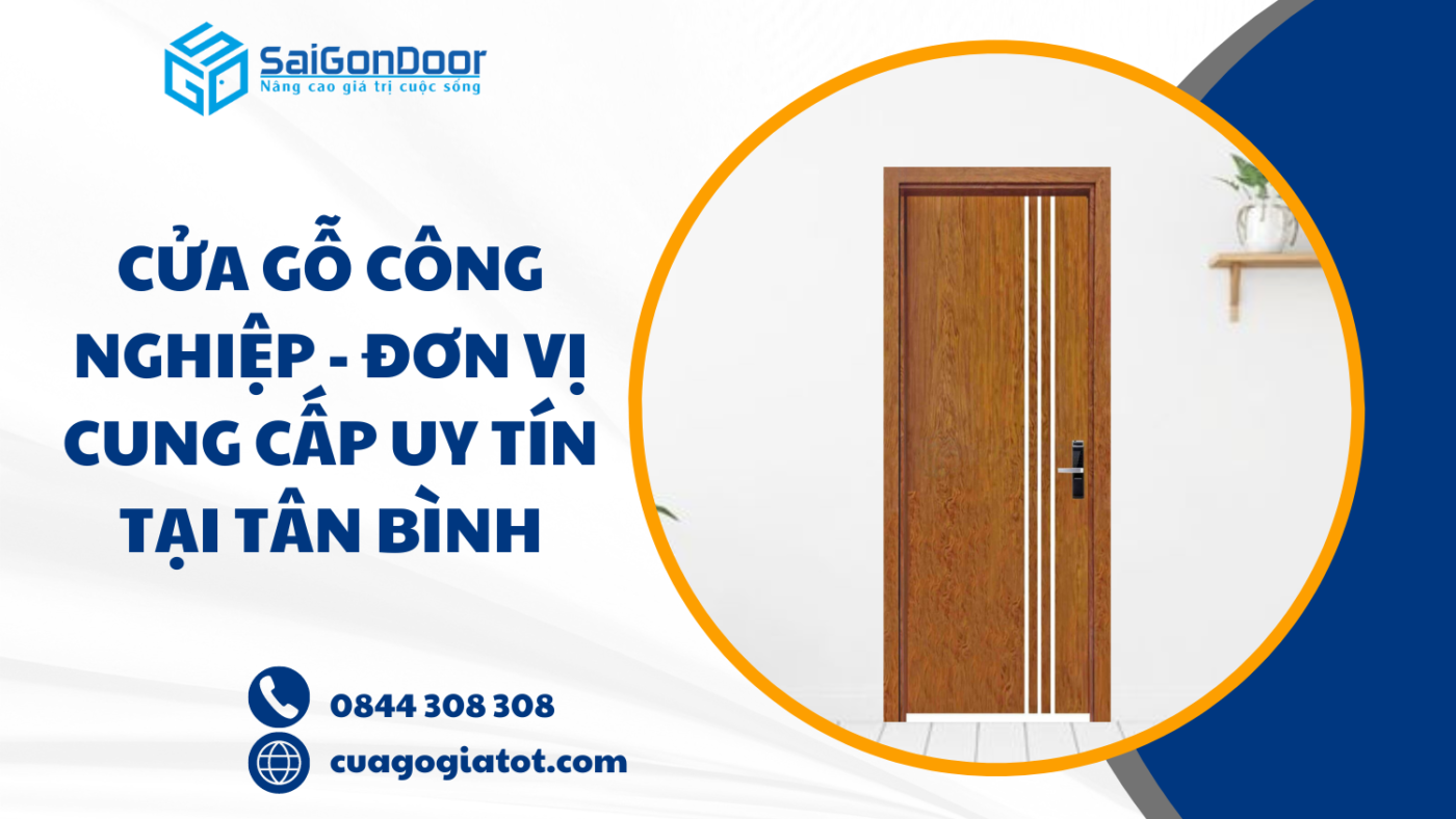 Cửa Gỗ Công Nghiệp - Đơn Vị Cung Cấp Uy Tín Tại Tân Bình Trong thời đại hiện nay, cửa gỗ công nghiệp ngày càng trở nên phổ biến trong các công trình xây dựng. Chúng không chỉ mang lại vẻ đẹp thẩm mỹ mà còn có độ bền cao và giá thành hợp lý. Tại khu vực Tân Bình, nơi có nhu cầu sử dụng cửa gỗ công nghiệp lớn, việc tìm kiếm một đơn vị cung cấp uy tín trở nên hết sức quan trọng. Bài viết này sẽ giúp bạn hiểu rõ hơn về các loại cửa gỗ công nghiệp, ưu nhược điểm, giá cả, cách lựa chọn và giới thiệu cho bạn một đơn vị cung cấp uy tín tại Tân Bình. Các Loại Cửa Gỗ Công Nghiệp Và Cấu Tạo Cửa gỗ công nghiệp được sản xuất từ các loại gỗ công nghiệp như HDF, MDF, MFC... với nhiều kiểu dáng, mẫu mã đa dạng, phù hợp với nhiều phong cách kiến trúc khác nhau. Dưới đây là một số loại cửa gỗ công nghiệp phổ biến: Cửa Gỗ HDF Cửa gỗ HDF được sản xuất từ bột gỗ tự nhiên ép dưới áp suất cao, có độ cứng và khả năng chịu nước tốt. Loại cửa này thường được sử dụng ở những nơi có độ ẩm cao như nhà tắm, nhà bếp. Cửa Gỗ MDF Cửa gỗ MDF được sản xuất từ sợi gỗ tự nhiên kết hợp với keo và các chất phụ gia, có độ bền và khả năng cách âm tốt. Loại cửa này thường được sử dụng cho phòng ngủ, phòng khách, văn phòng. Cửa Gỗ MFC Cửa gỗ MFC được sản xuất từ ván gỗ ép, có độ cứng và khả năng chịu lực cao, thích hợp sử dụng cho những nơi chịu nhiều tác động như cửa ra vào. Cấu tạo chung của cửa gỗ công nghiệp gồm: • Khung cửa: Thường được làm bằng gỗ tự nhiên hoặc gỗ công nghiệp, có tác dụng định hình cho cánh cửa. • Lõi cửa: Được làm bằng các loại gỗ công nghiệp như HDF, MDF, MFC. • Tấm ốp mặt cửa: Được làm bằng gỗ công nghiệp hoặc các vật liệu khác như nhựa, laminate. • Phụ kiện: Bao gồm tay nắm, bản lề, khóa cửa, v.v. So Sánh Ưu Nhược Điểm Giữa Cửa Gỗ Công Nghiệp HDF Và MDF Tiêu Chí Cửa Gỗ HDF Cửa Gỗ MDF Nguyên liệu Bột gỗ tự nhiên ép dưới áp suất cao Sợi gỗ tự nhiên kết hợp với keo và các chất phụ gia Độ Cứng Cao Trung bình Khả Năng Chịu Nước Tốt Trung bình Khả Năng Cách Âm Trung bình Tốt Ứng Dụng Phổ Biến Nhà tắm, nhà bếp Phòng ngủ, phòng khách, văn phòng Giá Thành Trung bình Trung bình Ưu điểm của cửa gỗ HDF: • Độ cứng và khả năng chịu nước tốt • Phù hợp với các không gian ẩm ướt như nhà tắm, nhà bếp Nhược điểm của cửa gỗ HDF: • Khả năng cách âm không tốt bằng cửa gỗ MDF • Giá thành ở mức trung bình Ưu điểm của cửa gỗ MDF: • Độ bền và khả năng cách âm tốt • Phù hợp với các không gian yên tĩnh như phòng ngủ, phòng khách, văn phòng Nhược điểm của cửa gỗ MDF: • Khả năng chịu nước không bằng cửa gỗ HDF • Giá thành ở mức trung bình Tại Sao Nên Sử Dụng Cửa Gỗ Công Nghiệp Cho Không Gian Của Bạn Có những lý do chính sau đây khiến cửa gỗ công nghiệp trở thành lựa chọn ưu tiên cho các công trình xây dựng hiện đại: Tính Thẩm Mỹ Cao Cửa gỗ công nghiệp có kiểu dáng, mẫu mã đa dạng, phù hợp với nhiều phong cách kiến trúc khác nhau. Chúng có thể tạo ra những điểm nhấn độc đáo, nâng tầm vẻ đẹp của không gian. Độ Bền Cao Các loại cửa gỗ công nghiệp như HDF, MDF, MFC được sản xuất với công nghệ hiện đại, có độ cứng và khả năng chịu lực tốt, đáp ứng được các yêu cầu sử dụng lâu dài. Giá Thành Hợp Lý So với cửa gỗ tự nhiên, cửa gỗ công nghiệp có giá thành hợp lý hơn, phù hợp với nhiều công trình có ngân sách khác nhau. Dễ Lắp Đặt, Bảo Trì Cửa gỗ công nghiệp thường có trọng lượng nhẹ hơn, dễ vận chuyển và lắp đặt. Việc bảo trì, sửa chữa cũng đơn giản hơn so với cửa gỗ tự nhiên. Đa Dạng Mẫu Mã, Kiểu Dáng Người dùng có thể lựa chọn và tùy biến cửa gỗ công nghiệp theo ý muốn, phù hợp với không gian sống, phong cách thiết kế. Những Nơi Phù Hợp Để Lắp Đặt Cửa Gỗ Công Nghiệp Cửa gỗ công nghiệp có thể được lắp đặt ở nhiều vị trí khác nhau trong công trình, tùy theo nhu cầu và đặc điểm của không gian: • Cửa chính: Cửa ra vào chính của ngôi nhà, văn phòng. Đây là vị trí cần độ bền, an toàn cao. • Cửa phòng: Cửa ra vào các phòng như phòng ngủ, phòng khách, phòng làm việc. • Cửa tủ: Cửa tủ quần áo, tủ bếp, tủ tài liệu. • Cửa nhà vệ sinh: Cửa phòng tắm, toilet. • Cửa khu vực ẩm ướt: Cửa nhà bếp, hiên, ban công. Việc lựa chọn loại cửa gỗ công nghiệp phù hợp với từng không gian là rất quan trọng, giúp tăng tính thẩm mỹ, độ bền và sự tiện nghi cho người sử dụng. Giá Cả Cửa Gỗ Công Nghiệp Trên Thị Trường Giá cả cửa gỗ công nghiệp phụ thuộc vào nhiều yếu tố như: • Loại gỗ công nghiệp sử dụng (HDF, MDF, MFC) • Kích thước cửa • Kiểu dáng, mẫu mã • Chất lượng sản phẩm • Thương hiệu • Đơn vị cung cấp Nhìn chung, giá cửa gỗ công nghiệp dao động trong khoảng: • Cửa HDF: 800.000 - 2.000.000 VNĐ/cánh • Cửa MDF: 1.000.000 - 2.500.000 VNĐ/cánh • Cửa MFC: 1.200.000 - 3.000.000 VNĐ/cánh Bên cạnh giá cửa, người mua cần tính thêm chi phí vận chuyển, lắp đặt để có tổng chi phí hoàn chỉnh. Bí Quyết Chọn Cửa Gỗ Công Nghiệp Phù Hợp Cho Ngôi Nhà Để lựa chọn được cửa gỗ công nghiệp phù hợp, bạn cần cân nhắc các yếu tố sau: Không Gian Sử Dụng • Xác định vị trí lắp đặt (cửa chính, cửa phòng, cửa tủ, cửa nhà vệ sinh, v.v.) • Đánh giá yêu cầu về độ bền, khả năng chịu nước, cách âm, v.v. Phong Cách Thiết Kế • Lựa chọn kiểu dáng, màu sắc phù hợp với không gian nội thất • Cân nhắc các tính năng như kính cường lực, khóa thông minh, v.v. Chất Lượng Sản Phẩm • Chọn sản phẩm của thương hiệu uy tín, có nguồn gốc rõ ràng • Yêu cầu kiểm tra kỹ chất lượng trước khi lắp đặt Chi Phí Hợp Lý • Xác định ngân sách và so sánh giá cả từ các nhà cung cấp • Cân nhắc các chi phí liên quan như vận chuyển, lắp đặt Việc cân nhắc kỹ lưỡng các yếu tố trên sẽ giúp bạn lựa chọn được cửa gỗ công nghiệp phù hợp, đáp ứng tối đa nhu cầu sử dụng và yêu cầu thiết kế của ngôi nhà. Sài Gòn Door – Đơn Vị Cung Cấp Cửa Gỗ Công Nghiệp Uy Tín Tại Tân Bình Sài Gòn Door là một trong những đơn vị cung cấp cửa gỗ công nghiệp uy tín hàng đầu tại khu vực Tân Bình. Với hơn 10 năm kinh nghiệm trong lĩnh vực, chúng tôi tự hào mang đến cho khách hàng những sản phẩm chất lượng cùng dịch vụ tận tâm. Đa Dạng Sản Phẩm Cửa Gỗ Công Nghiệp Sài Gòn Door cung cấp đầy đủ các loại cửa gỗ công nghiệp như HDF, MDF, MFC với nhiều mẫu mã, kiểu dáng đáp ứng mọi nhu cầu của khách hàng. Chất Lượng Sản Phẩm Uy Tín Tất cả sản phẩm của chúng tôi đều được sản xuất từ nguyên liệu gỗ công nghiệp chất lượng cao, qua kiểm tra nghiêm ngặt trước khi giao hàng. Đội Ngũ Tư Vấn Chuyên Nghiệp Khách hàng sẽ được đội ngũ tư vấn viên nhiệt tình, giàu kinh nghiệm hướng dẫn lựa chọn cửa gỗ công nghiệp phù hợp nhất. Dịch Vụ Vận Chuyển, Lắp Đặt Chuyên Nghiệp Sài Gòn Door cam kết vận chuyển và lắp đặt cửa gỗ công nghiệp một cách nhanh chóng, chuyên nghiệp tại địa điểm mà khách hàng yêu cầu. Sài Gòn Door luôn cam kết mang đến cho khách hàng những sản phẩm chất lượng, dịch vụ tận tâm và giá cả cạnh tranh trên thị trường. Trên đây là những thông tin cơ bản về cửa gỗ công nghiệp, từ các loại cửa, ưu nhược điểm, đến lý do nên sử dụng và cách chọn lựa. Việc lựa chọn cửa gỗ công nghiệp phù hợp không chỉ giúp tạo điểm nhấn cho không gian sống mà còn đảm bảo tính tiện ích và độ bền của sản phẩm. Đừng ngần ngại liên hệ với Sài Gòn Door - đơn vị cung cấp cửa gỗ công nghiệp uy tín tại Tân Bình để được tư vấn và hỗ trợ chọn lựa sản phẩm phù hợp nhất cho ngôi nhà của bạn.