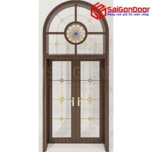 Cửa Nhôm Vân Gỗ SGD-CNVG-13