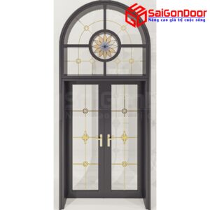 Cửa Nhôm Vân Gỗ SGD-CNVG-21