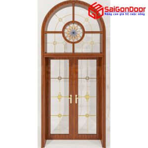 Cửa Nhôm Vân Gỗ SGD-CNVG-4