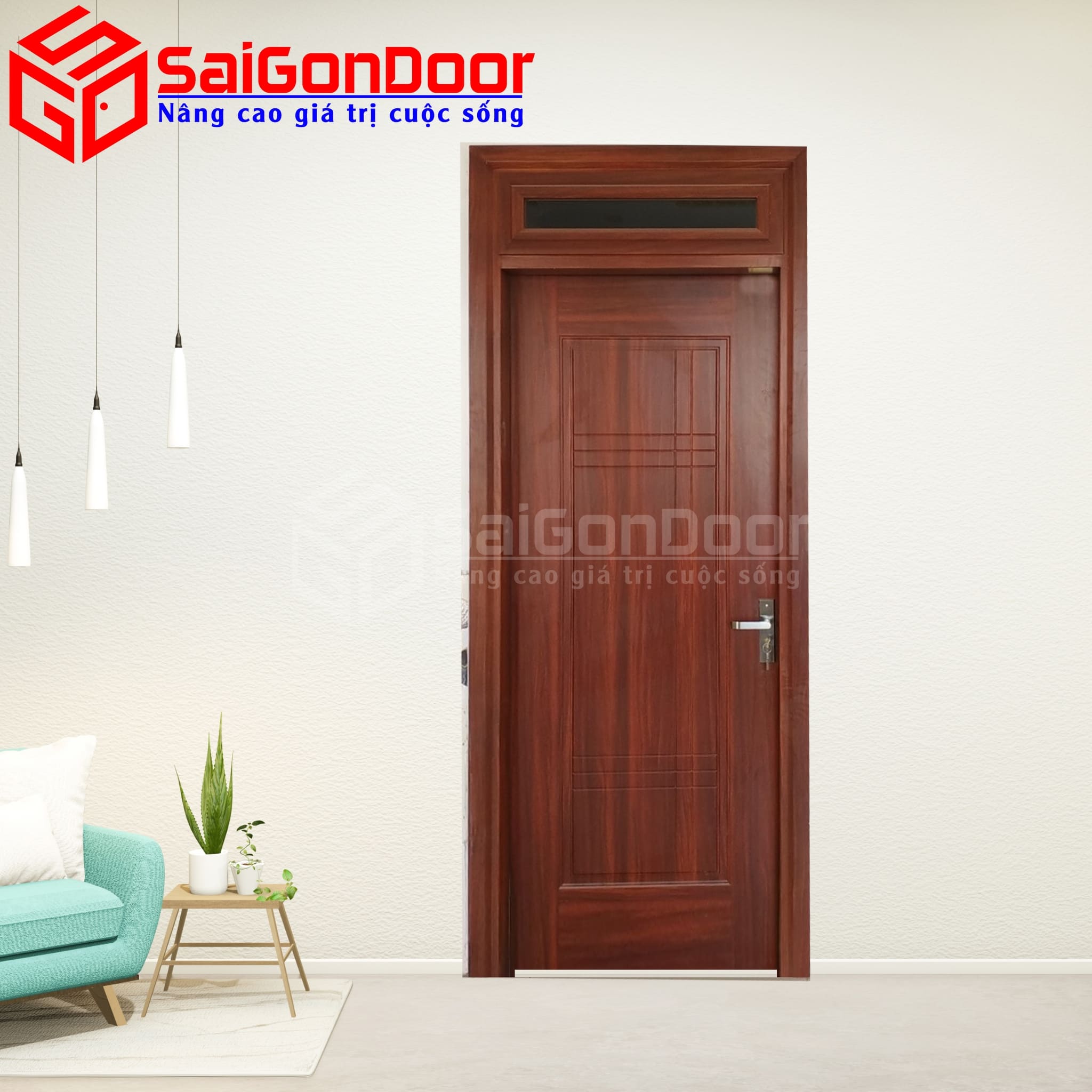 Cửa Thép Vân Gỗ SGD-KM.TVG-1C-9..jpg 1 SGD KM.TVG 1C 9
