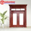 Cửa Thép Vân Gỗ SGD-KM.TVG-2C-2 3 SGD KM.TVG 2C 2