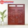 Cửa Thép Vân Gỗ SGD-KM.TVG-2C-4 2 SGD KM.TVG 2C 4
