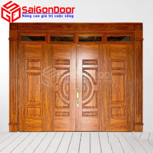 Cửa Thép Vân Gỗ SGD-KM.TVG-4C.3