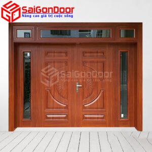Cửa Thép Vân Gỗ SGD-KM.TVG-4C.34
