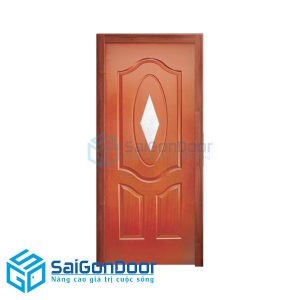 Cửa gỗ HDF Veneer SGD P3A1G-Xoan Dao 3 cua go HDF verneer SGD203G1 Xoan20Dao 2