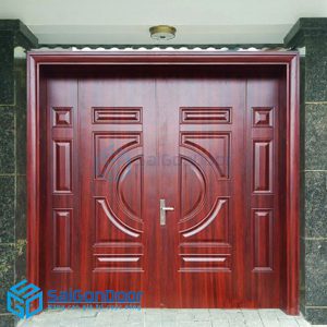 Cửa thép vân gỗ 23