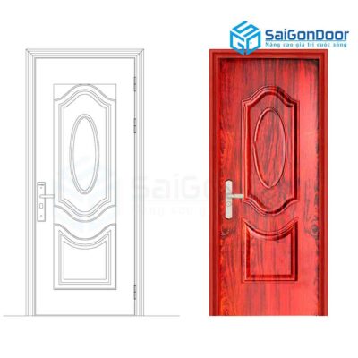 Tổng hợp những ưu nhược điểm của cửa thép vân gỗ