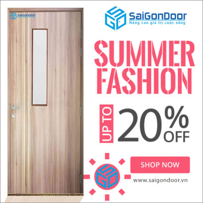 Cửa nhựa nhà vệ sinh ABS có ô kính