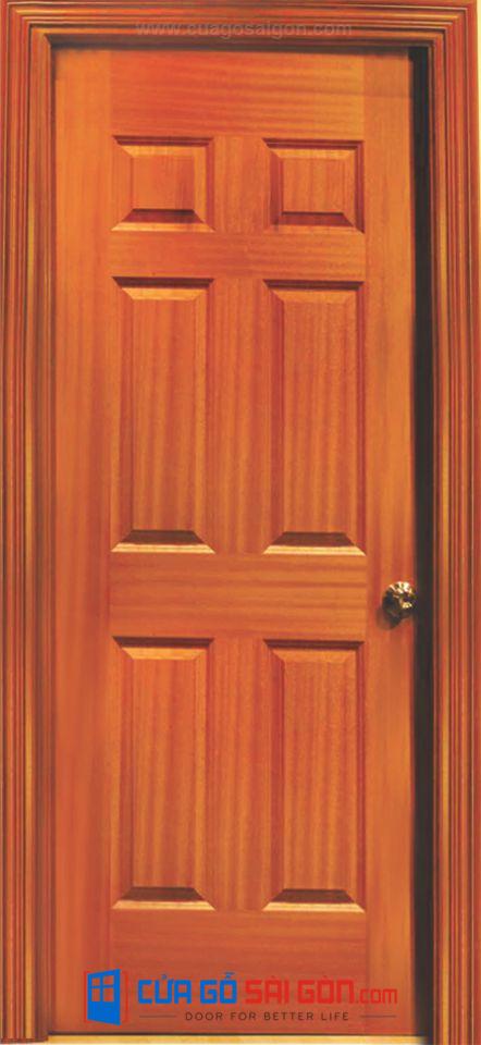 CỬA GỖ HDF VENEER 6A – SAPELE - 0933.707.707 - 0834.715.715