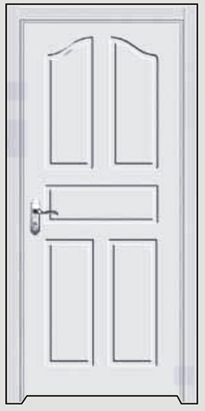 Cửa gỗ cao cấp PVC 1068