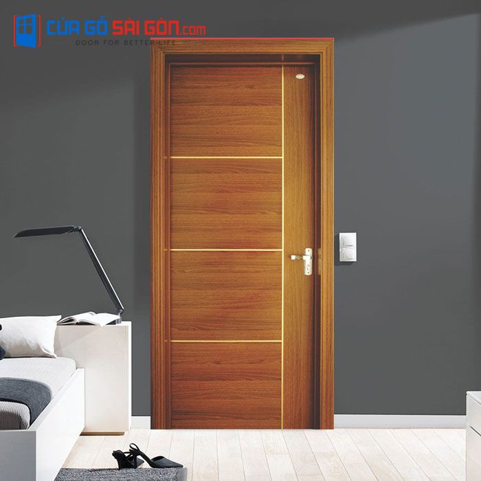   CỬA GỖ MDF VENEER P1R4B - 0933.707.707 -  0834.715.715