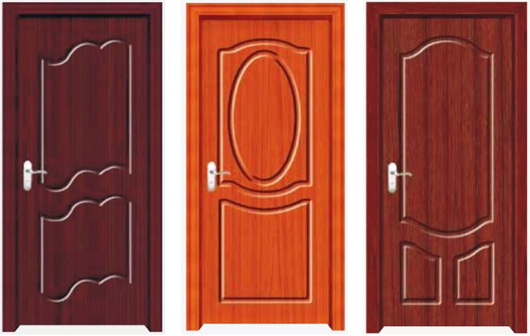 Một số mẫu cửa gỗ công nghiệp phủ nhựa pvc