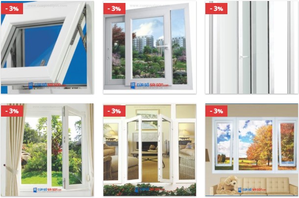 Cửa nhựa lõi thép cao cấp Sài Gòn Door