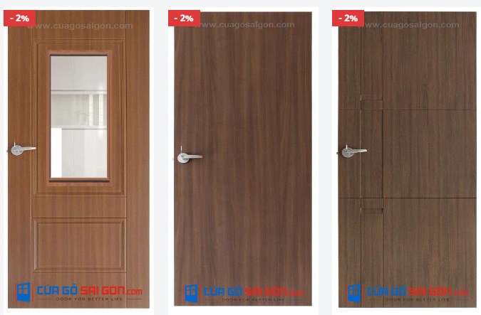 Cửa nhựa lõi thép vân gỗ - những đặc trưng không sản phẩm nào có được