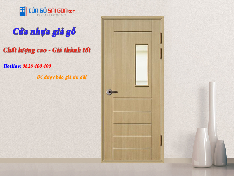 Cửa nhựa giả gỗ có bền không