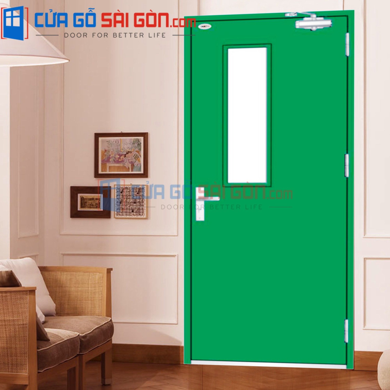 CỬA THÉP CHỐNG CHÁY TCC.P1G1-1-C6