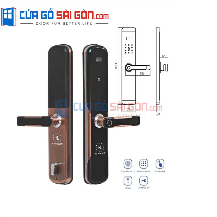 KHÓA CỬA SG.KL-700 KHÔNG DÙNG APP