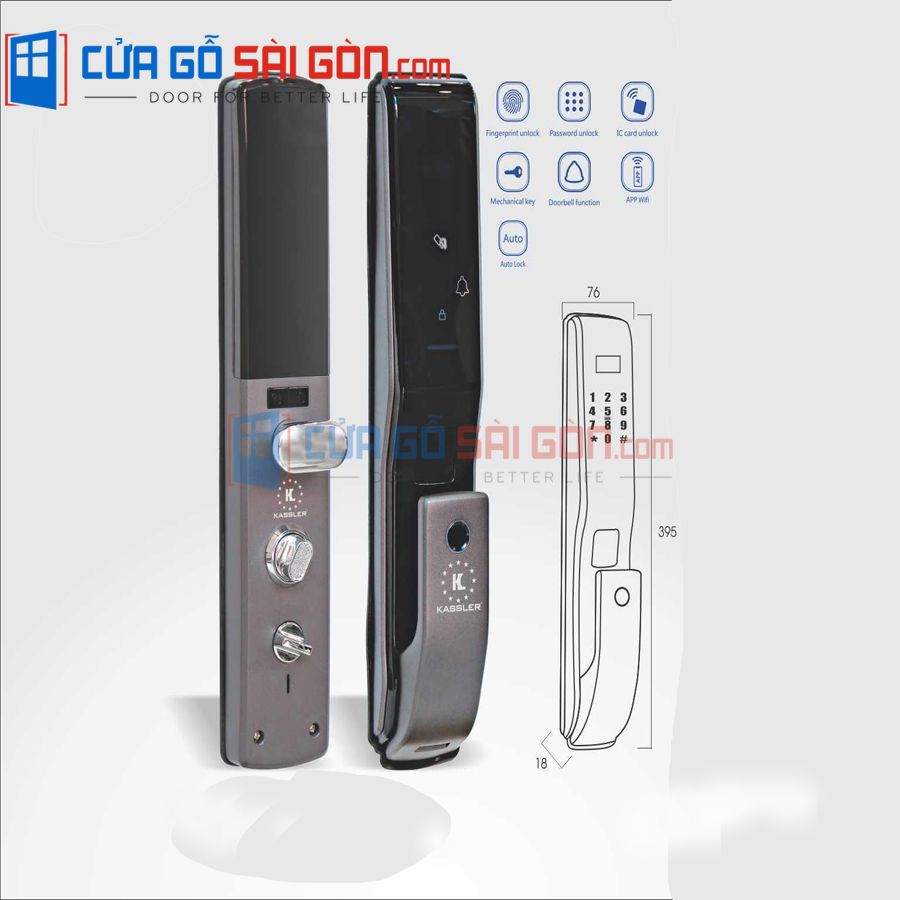 KHÓA CỬA SG.KL-789 DÙNG APP
