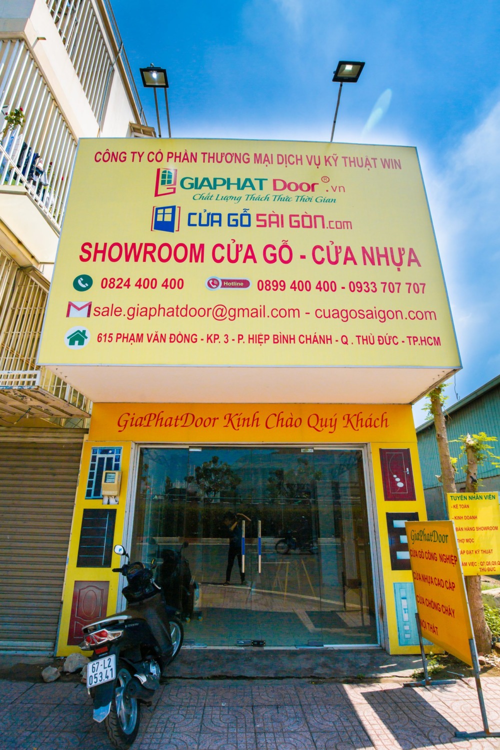 Showroom Gia Phát Door - Quận 2 Showroom cửa bán cửa chống cháy quận 2