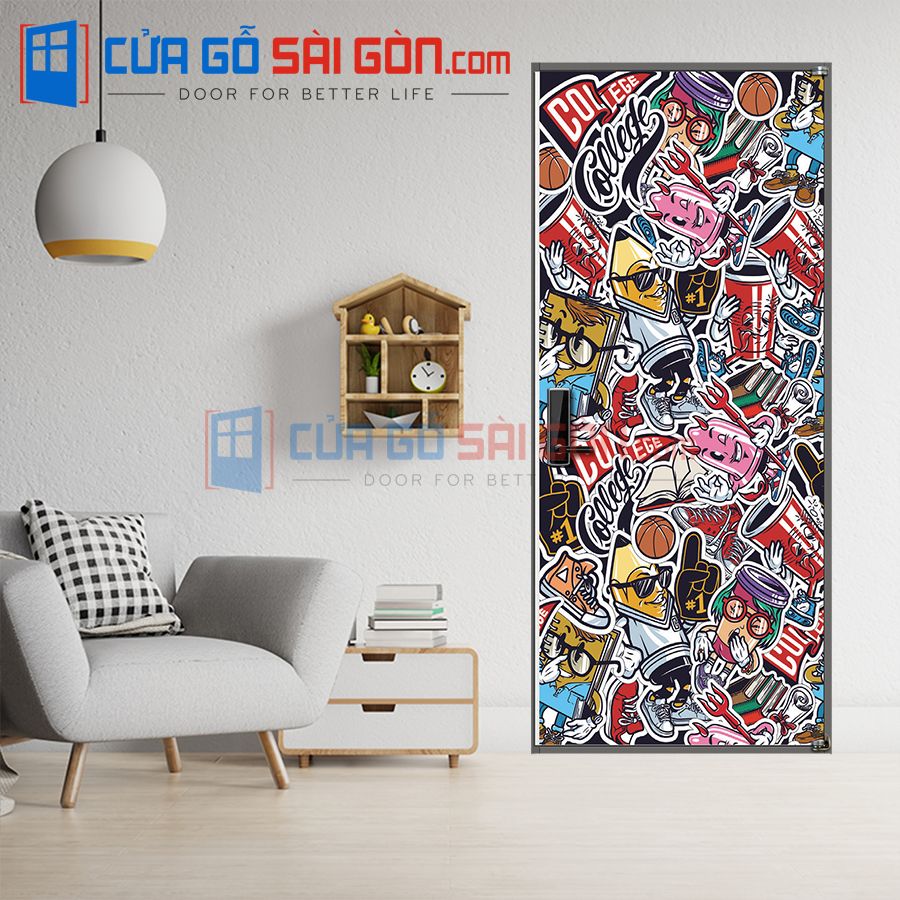 Cửa thép in UV công nghệ mới TYPE-2 Cửa thép in UV công nghệ mới TYPE-2