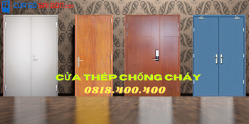10 mẫu cửa thép chống cháy chung cư vừa đẹp vừa an toàn