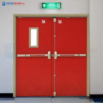 Cửa thép chống cháy đôi