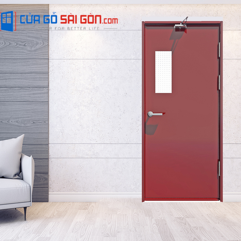 Cửa thép chống cháy văn phòng với thiết kế sang trọng, hiện đại Cửa thép chống cháy văn phòng với thiết kế sang trọng, hiện đại