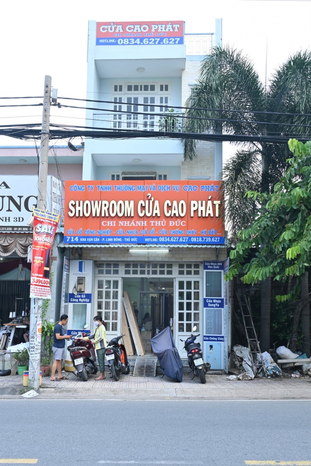 Showroom Cửa Cao Phát - Thủ Đức cửa chống cháy chất lượng tại quận thủ đức