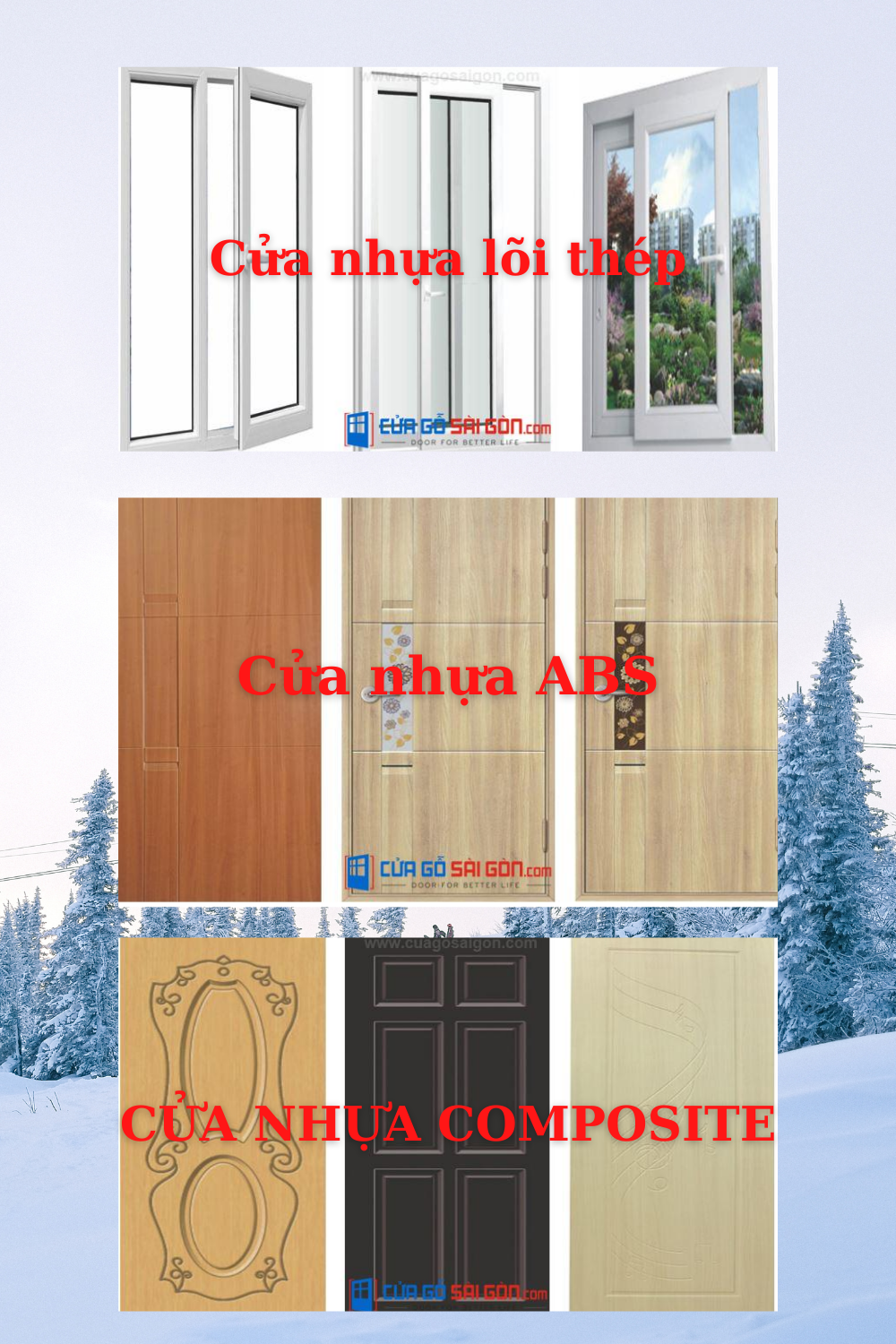 Cửa nhựa lõi thép Cửa nhựa lõi thép