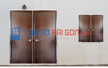 Những mẫu cửa nhựa giả gỗ 2 cánh “hót hòn họt” hiện nay