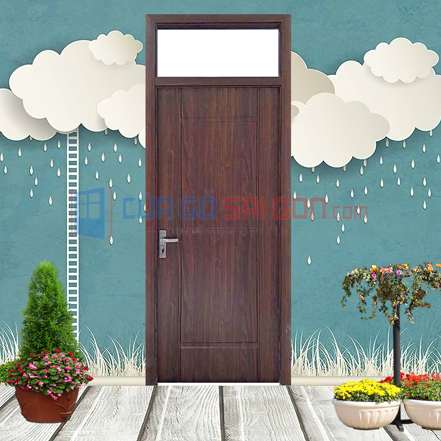 Cửa thông phòng nhựa chống mối mọt cong vênh Cửa thông phòng nhựa chống mối mọt cong vênh