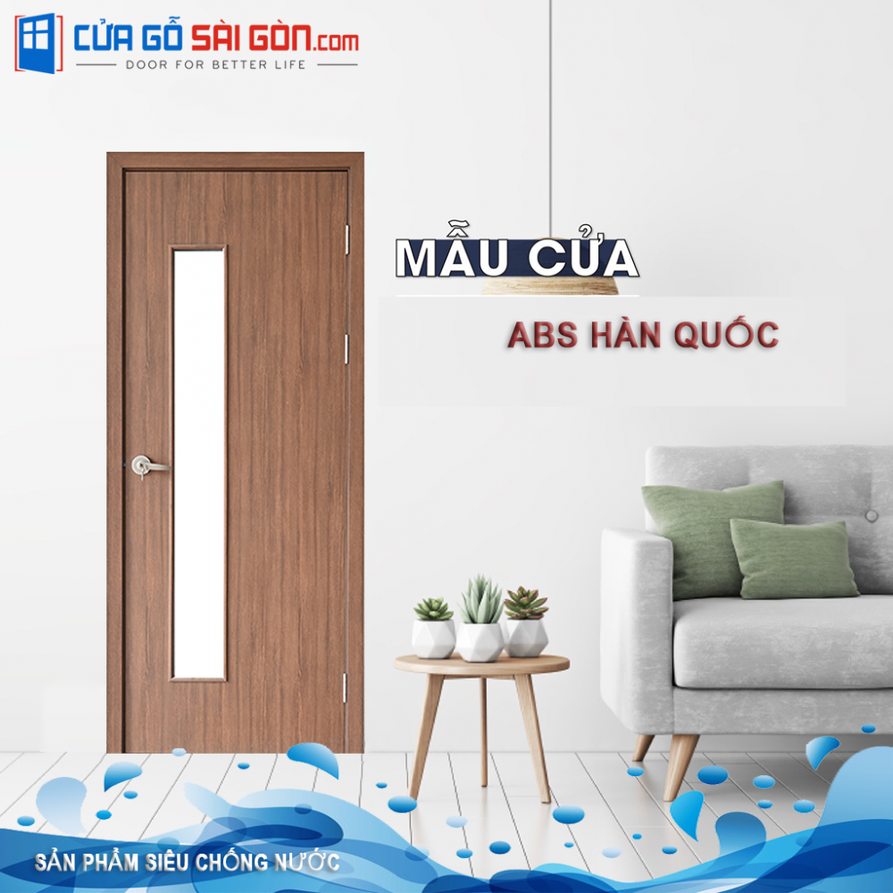 Cửa nhựa gỗ ABS Hàn Quốc