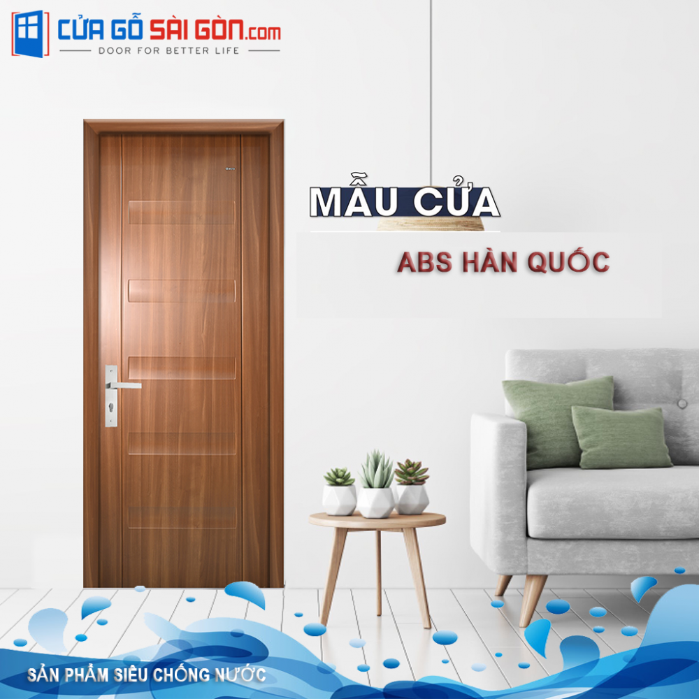 Cửa nhựa gỗ ABS Hàn Quốc